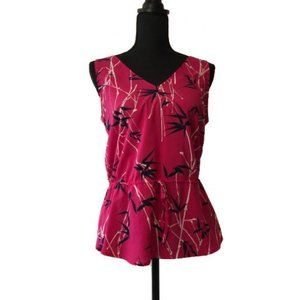 Banana Republic Pink Floral Tank Top